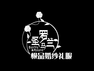 龐培方的圣馬羅蘭極品婚紗禮服logo設(shè)計(jì)