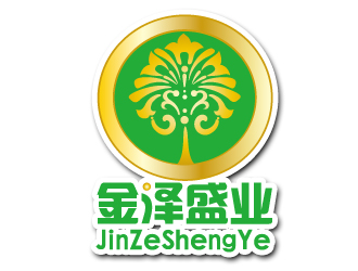 何錦江的北京金澤盛業(yè)商業(yè)服務(wù)有限公司logo設(shè)計(jì)