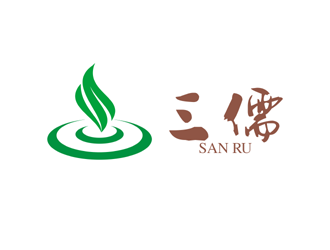 譚家強的三儒茗茶館人物logologo設計