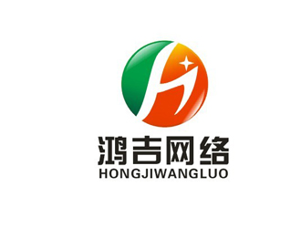 楊占斌的鴻吉網(wǎng)絡logo設計