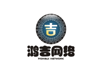 鄭國麟的鴻吉網(wǎng)絡logo設計