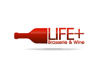 曉熹的life+西餐紅酒廊logo設(shè)計