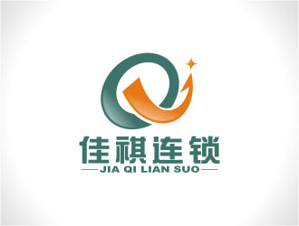 楊福的佳祺連鎖（JQ）logo設(shè)計