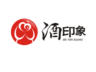 譚家強的酒印象-進口酒業(yè)logo設(shè)計