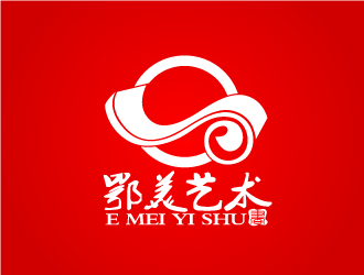 陳曉濱的鄂美藝術(shù)書店標(biāo)志設(shè)計logo設(shè)計