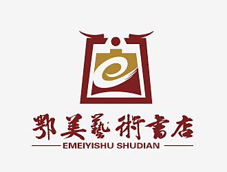 范振飛的鄂美藝術(shù)書店標(biāo)志設(shè)計(jì)logo設(shè)計(jì)