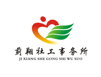 李泉輝的薊翔社工事務所logo設(shè)計