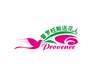 何錦江的普羅旺斯送花人logo設計