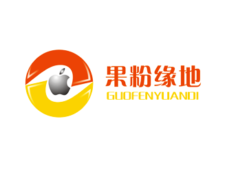 譚家強的果粉緣地logo設計