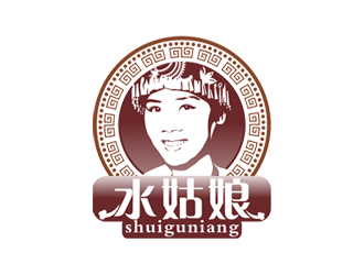 趙波的水姑娘(人物卡通LOGO設(shè)計(jì)）logo設(shè)計(jì)