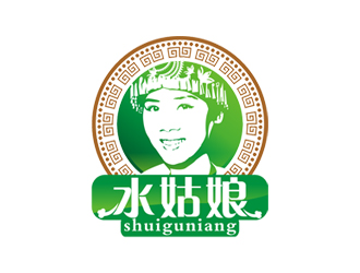 趙波的水姑娘(人物卡通LOGO設(shè)計(jì)）logo設(shè)計(jì)