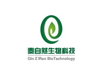 文大為的秦自然生物科技 QinＺiRan BioTechnologylogo設(shè)計(jì)