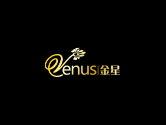 黃安悅的中文名稱：金星----英文名稱：Venuslogo設(shè)計(jì)