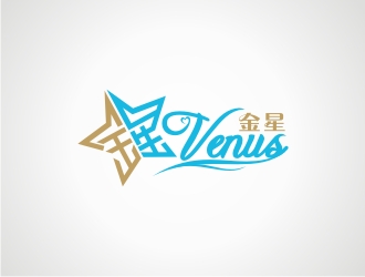 何嘉健的中文名稱：金星----英文名稱：Venuslogo設(shè)計(jì)