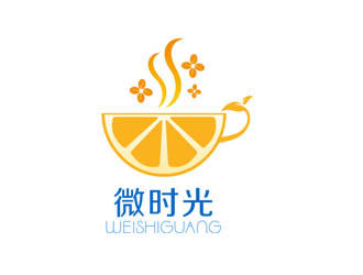 郭慶忠的微時光果汁飲料店logo設計