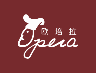 林思源的歐培拉西點(diǎn)咖啡奶茶店logo設(shè)計(jì)