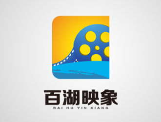 位倩的百湖映象logo設計