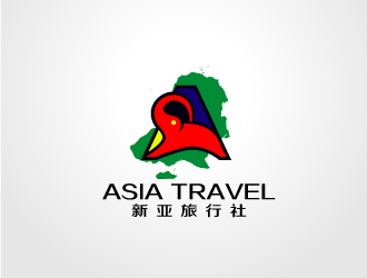 陳曉濱的Asia Travel    新亞旅行社  （南非）logo設計