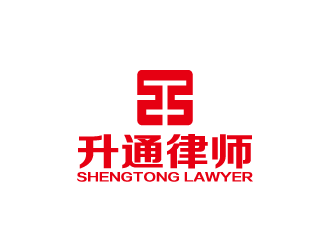 周金進的升通律師logo設計