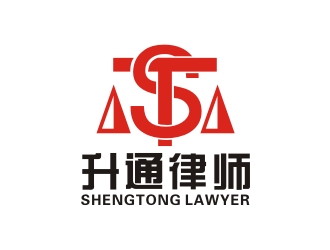 曾翼的升通律師logo設計