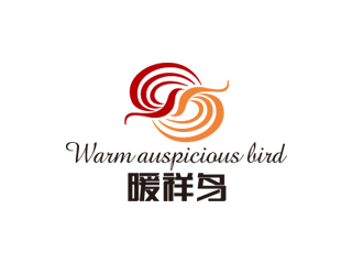 周國(guó)強(qiáng)的暖祥鳥（Warm auspicious bird，通過(guò)這些字母給縮寫一下，）品牌商標(biāo)設(shè)計(jì)公司完成公司logo設(shè)計(jì)