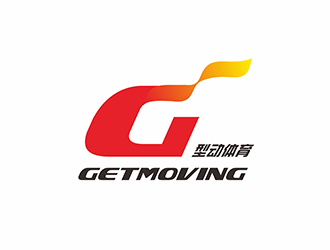 AR科技核心～雪狐設計的GETMOVING    型動體育logo設計