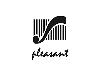 白冰的pleasant 吉它 小提琴 樂器 英文字體logo設(shè)計(jì)logo設(shè)計(jì)