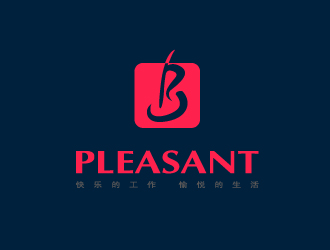 文大為的pleasant 吉它 小提琴 樂器 英文字體logo設計logo設計