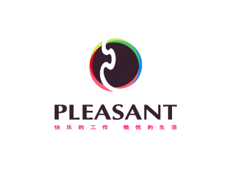 文大為的pleasant 吉它 小提琴 樂器 英文字體logo設計logo設計