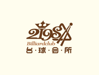 楊勇的2198臺球會所logo設(shè)計