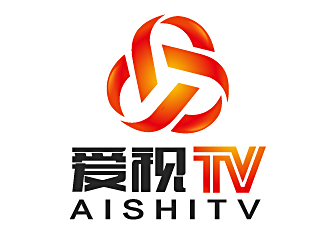 白冰的愛(ài)視TVlogo設(shè)計(jì)