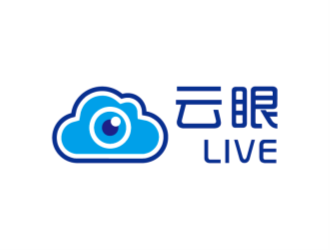 高建輝的云眼live高科技logologo設(shè)計