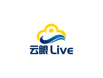 陳兆松的云眼live高科技logologo設(shè)計