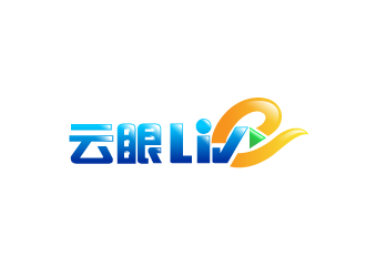 周耀輝的云眼live高科技logologo設(shè)計