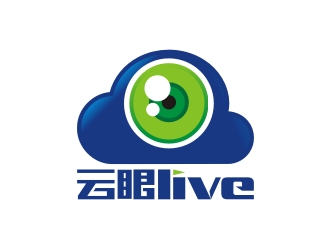 何嘉健的云眼live高科技logologo設(shè)計