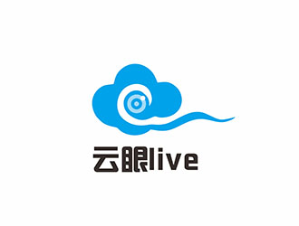 云眼live高科技logologo設(shè)計