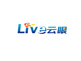 周金進的云眼live高科技logologo設(shè)計