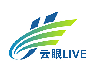 白冰的云眼live高科技logologo設(shè)計