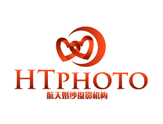 曉熹的航天婚紗攝影機構/HTphotologo設計