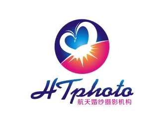 曾翼的航天婚紗攝影機構/HTphotologo設計