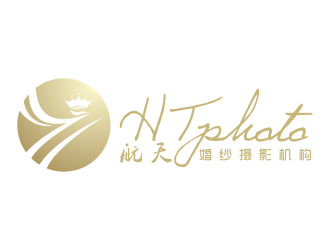 林思源的航天婚紗攝影機構/HTphotologo設計