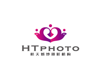 周金進的航天婚紗攝影機構/HTphotologo設計