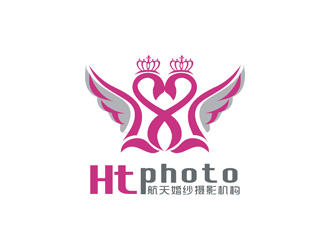 許明慧的航天婚紗攝影機構/HTphotologo設計