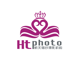 許明慧的航天婚紗攝影機構/HTphotologo設計