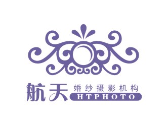 吳志超的航天婚紗攝影機構/HTphotologo設計