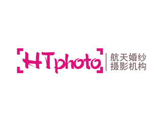 楊占斌的航天婚紗攝影機構/HTphotologo設計