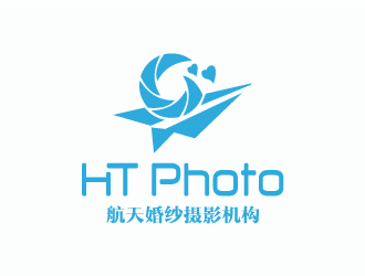 張曉明的航天婚紗攝影機(jī)構(gòu)/HTphotologo設(shè)計(jì)