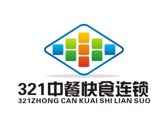 李泉輝的321 中餐快食連鎖logo設(shè)計