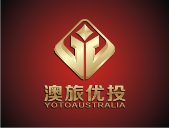 何嘉健的澳旅優(yōu)投 英文名 Yotoaustralialogo設(shè)計