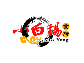 秦曉東的Restaurant Miss Yang 小白楊食府logo設(shè)計(jì)